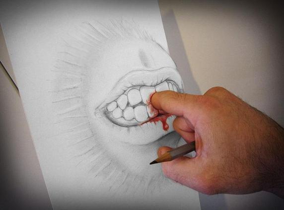 www.rahafun.com 3d pencil drawings alessandro diddi 4 12 نقاشی سه بعدی با مداد