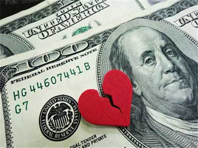 محبت و پول برای زن